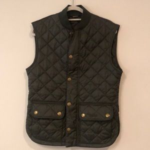 Men’s Barbour Vest - Quilted Olive Green